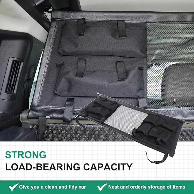 Pet Restraint Net Dog Fence Car Backseat Divider Vehicle Gate Cargo Area Travel Trunk Mesh Net Screen for Land Rover Defender 110 1984-2018 2019 2020 2021 2022 2023 2024 2025+