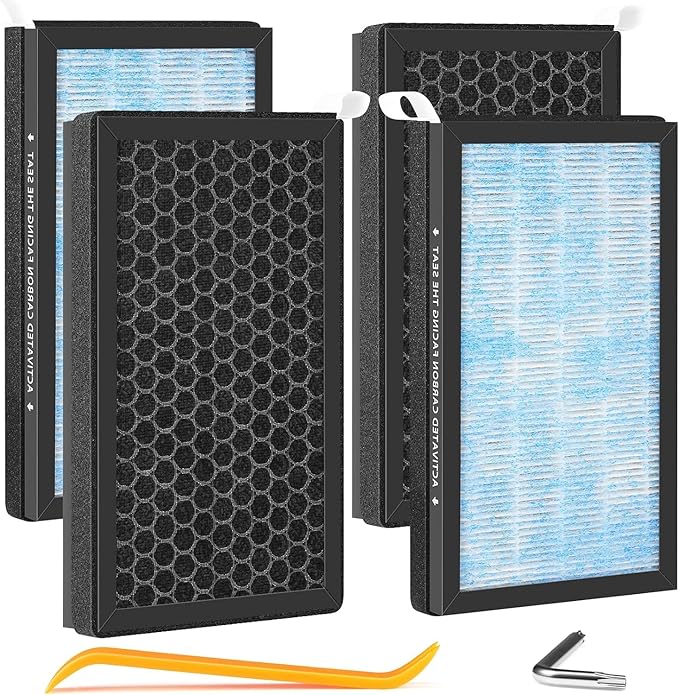 Cabin Air Filter Compatible With Tesla Model 3 and Model Y (4 Pack)