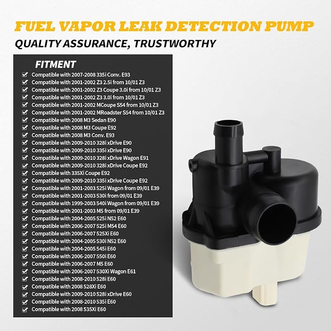 Fuel Pump Compatible with 128i 135i 325i 328i 330i 335i 525i | Compatible with 530i 535i 540i,Replace 0261222018 16136752551 16136764191 16137193479 7193479 WTR000010 310-601
