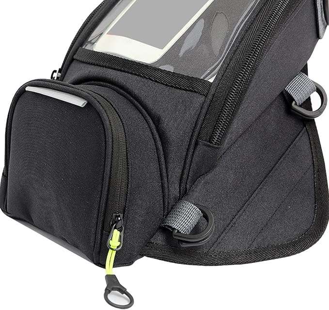 Magnetic Tank Bag - Waterproof Tank Organizer, Multi-Pocket Motorcycle Pouch | Compact Travel Companion Providing Weatherproof Protection for Long Road Trips, Storage Pack with Riding Use
