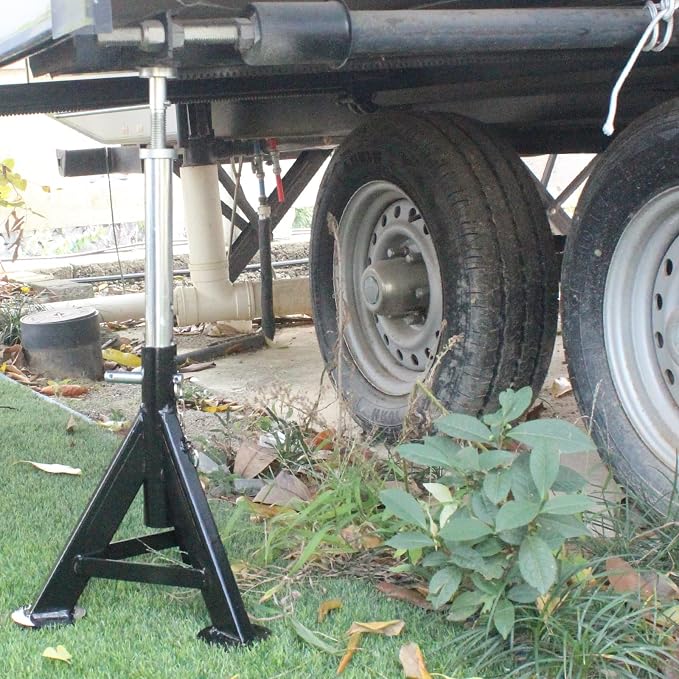 BESTOOL RV Supports Stabilizer Jacks, Travel Trailer Stabilizer Jacks Camper Jack Stands from 17.3" to 30." 1Pair Capacity 12000 lbs, 2 Pack