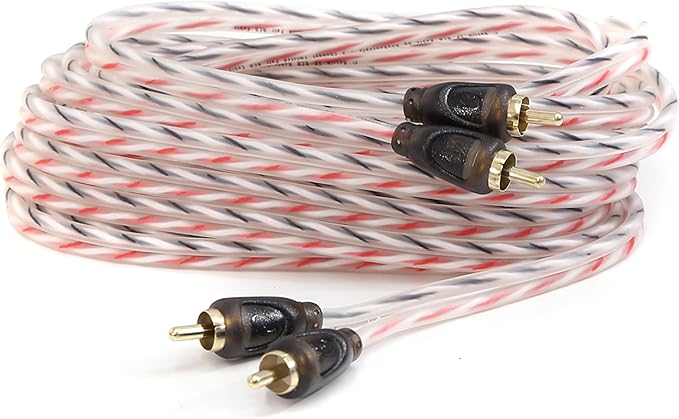 KnuKonceptz Bassik 8 Gauge Complete Amplifier Installation Amp Wiring Kit with RCA