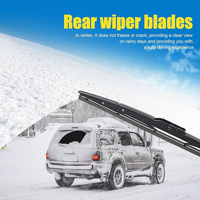 HRSNO® 21"+21" Windshield Wipers With 16" Rear Wiper Blade Sets Automotive Replacement for 2001-2010 Chrysler PT Cruiser Wiper Blades For My Car (Pack of 3)