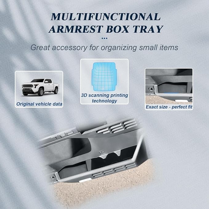BIBIBO 9Pack 2025 2026 Tacoma Center Central Cup Holder Insert Organizer for 2024 2025 2026 Toyota Tacoma Trucks Cup Holder + Co-Pilot Console Organizer Anti-Slip Tray+ Door Side Storage Box