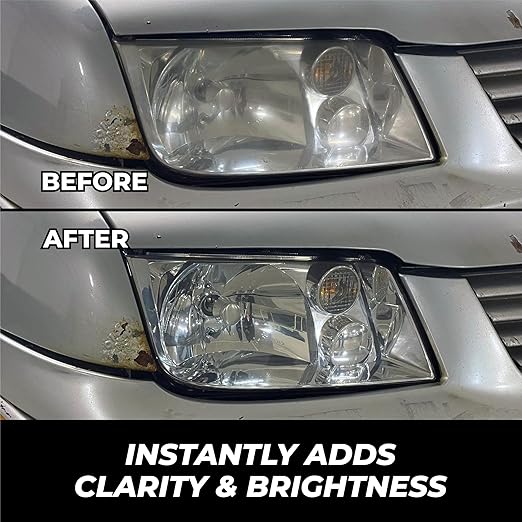 Detour 1-Step Headlight Restoration Spray - 2-in-1 Cleaner & Restorer for Plastic Car Headlights, Quick & Easy, Long-Lasting UV Protection, No Sanding or Tools Required, 3 oz, (2 Pack)