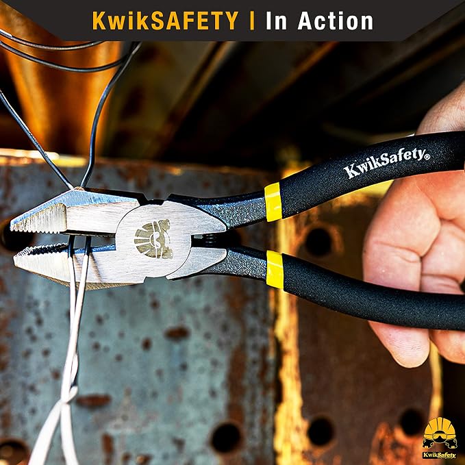 KwikSafety PINZA Lineman Pliers + Octopus Tool Lanyards (3pk) Bundle