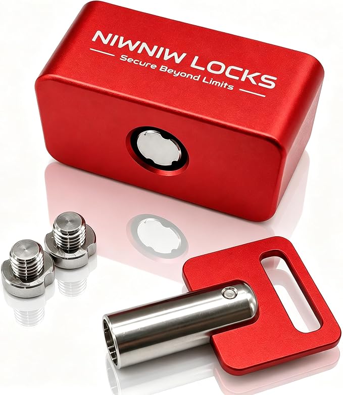 OBD2 Lock Anti Theft Device, Upgraded Diagnostic Connector Protector with Security Screws, Solid 6061 Aluminum Body, Includes Tool & Instructions, Helps Prevent Key Cloning & ECU Access