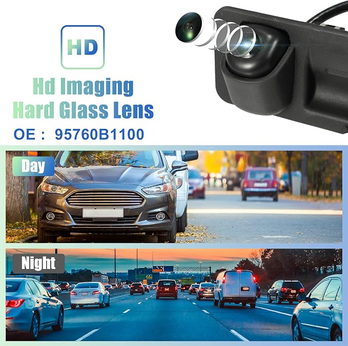 X AUTOHAUX Rear View Back Up Camera Rear Park Assist Reverse Camera 95760B1100