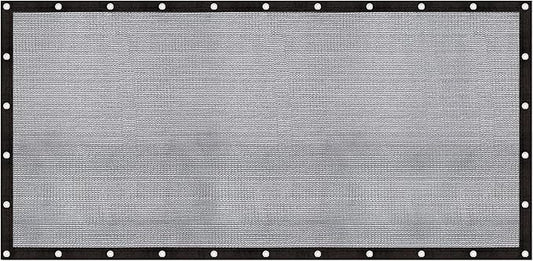 Cool Area 60-70% Shade Cloth 8x16FT Heavy Duty Knitted Mesh Tarp with Grommets Shade Trap for Patio Canopy Garden Porch Greenhouse Pools Dump Truck Dog Kennel Black