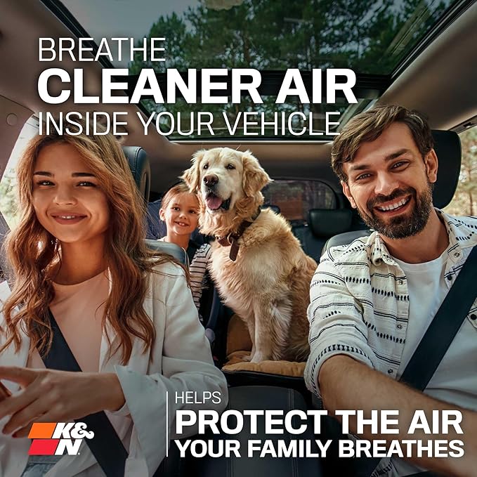 K&N LIFETIME Cabin Air Filter: Premium, Washable, Clean Air for your Cabin: Compatible with 2007-2015 Ford/Lincoln/Mazda: Edge, MKX, CX-9, VF2019