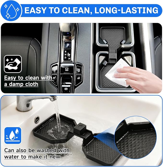 SXCY for 2025 2026 2027 Lexus TX Cup Holder Insert for 2025 2026 2027 Lexus TX Accessories Silicone Cup Holder Limiter 2024 2025 2026 2027 TX Console Drink Holder Mat Adapter Non-Slip Mat