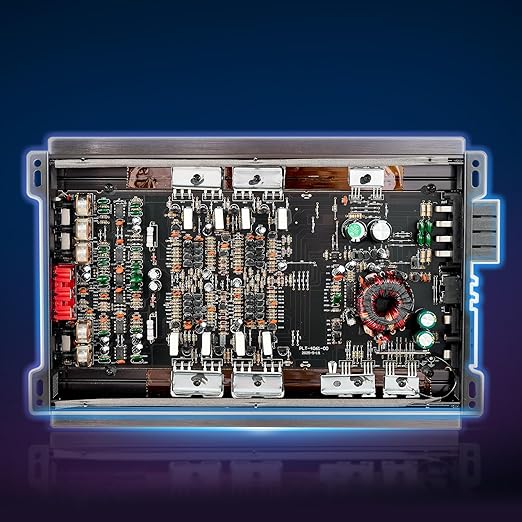 VEVOR 4 Channel Car Audio Amplifier 2 Ohm Stable Bridgeable Class A/B Full Range Amp Max Power 4 x 200W @ 4 Ohm / 4 x 400W @ 2 Ohm for Car SUV Truck Off-Road