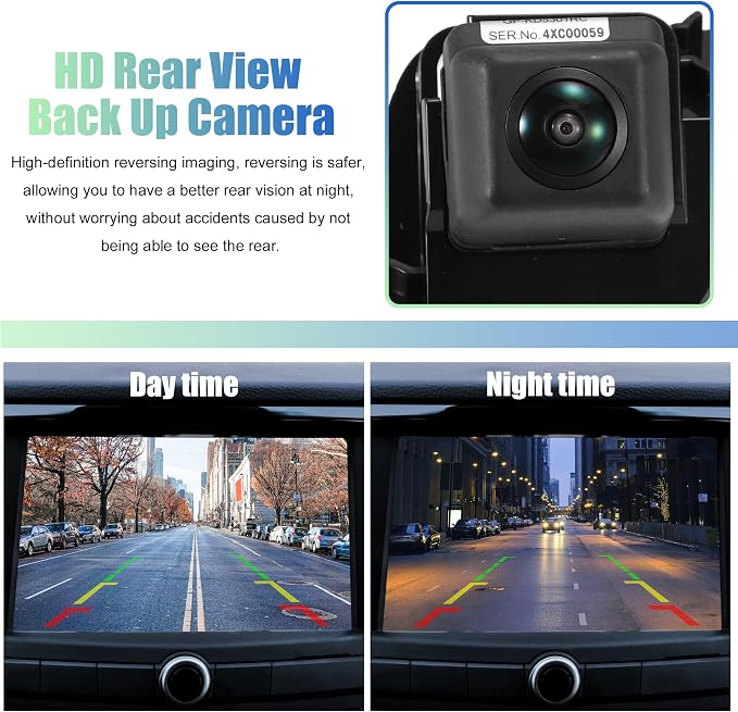 X AUTOHAUX Rear View Back Up Camera Rear Park Assist Reverse Camera for Toyota Tacoma 2009-2015