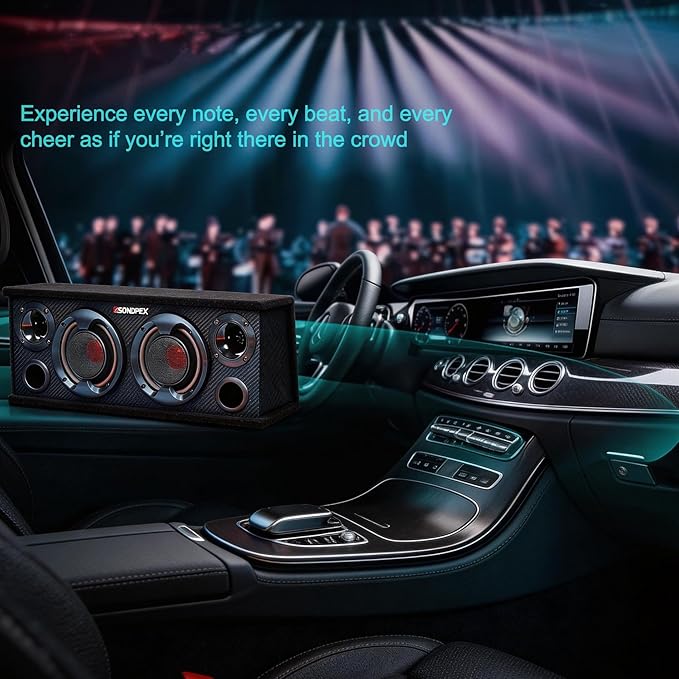 6.5 Speakers,2-Way Car Speakers,Door Speaker,Car Audio Tweeters,Speaker System Full Range,400W Max,4 Ohm,Wide Frequency Response,Enhanced Bass,Coaxial,Car Stereo System