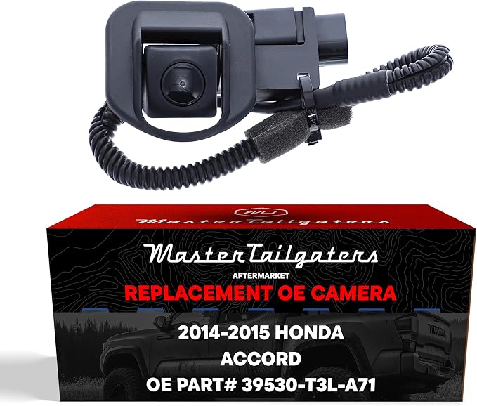 Master Tailgaters Replacement for Honda Accord Coupe (LX-S Model) 2014-2015 Backup Camera OE Part # 39530-T3L-A71