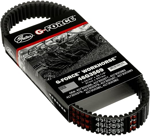 Gates 46G3569 G Force Workhorse Continuously Variable Transmission (CVT) Belt