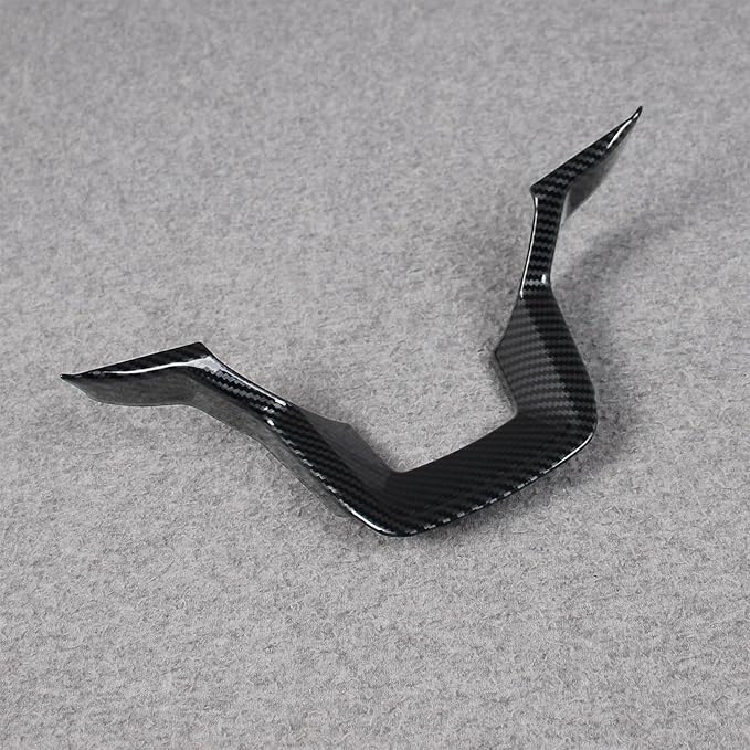 for Ford Explorer 2023 2024 2025 Wheel Steering Trim Panel Cover Trims ABS Carbon Fiber Pattern