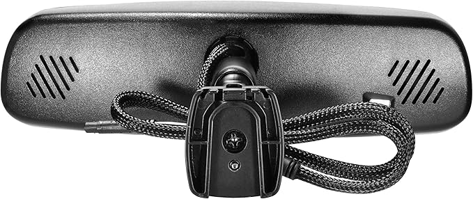 Master Tailgaters 10.5" OEM Rear View Mirror with 4.3" LCD Screen + Compass & Temperature | Rearview Universal Fit Mount | Auto Adjusting Brightness LCD | Anti Glare | Full Original Mirror Replacement