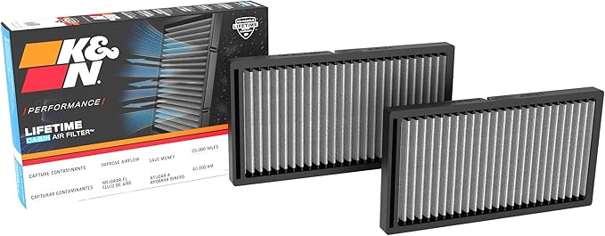 K&N LIFETIME Cabin Air Filter: Premium, Washable, Clean Air for your Cabin: Compatible with 2022-2024 Lexus/Subaru/Toyota: RZ300e, RZ450e, Soleterra, bz4x, VF1019