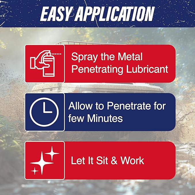 BullSnot FreeABull Metal Penetrating Lubricant (1 can) – Rust & Corrosion Remove – Frees Rusted Parts, Stops Squeaks, Cleans & Protects – Silicone-Free, Professional Strength – Made in USA