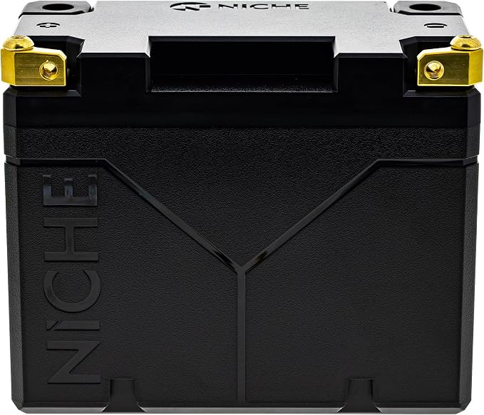 NICHE Lithium Battery with Charger YB12B-B2 12V 4Ah 240A for Yamaha BW350 Suzuki GS300 GS450