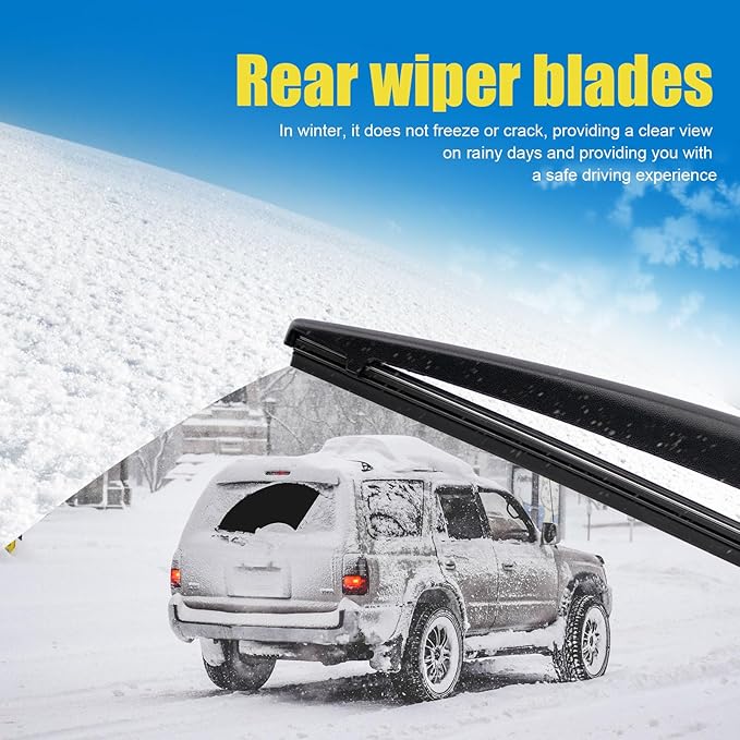 24"+20" Windshield Wipers With 11" Rear Wiper Blade Sets Automotive Replacement for Kia Soul 2010-2019,Easy For Installation (Pack of 3)