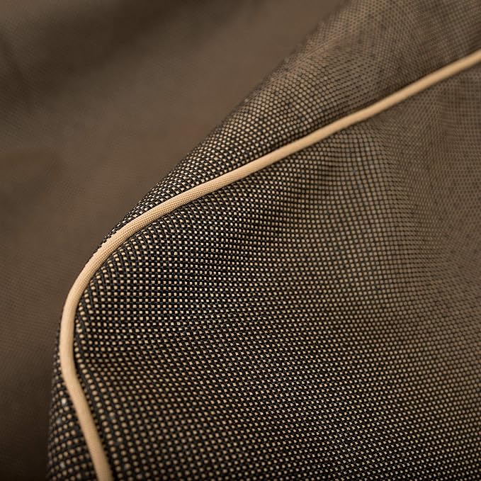 Budge P1A02BTNW3 StormBlock Hillside Patio Chair Cover Premium, Outdoor, Waterproof, Extra Small, Black and Tan Weave