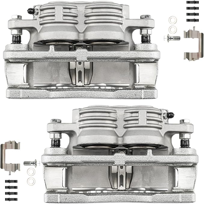 KAX 18B4798A+18B4799A Brake Caliper Compatible with Chevrolet, GMC, Buick, Oldsmobile, Isuzu, Saab - Trailblazer, Envoy, Rainier, Bravada, Ascender, SSR, 9-7x, Front Disc Brake Caliper