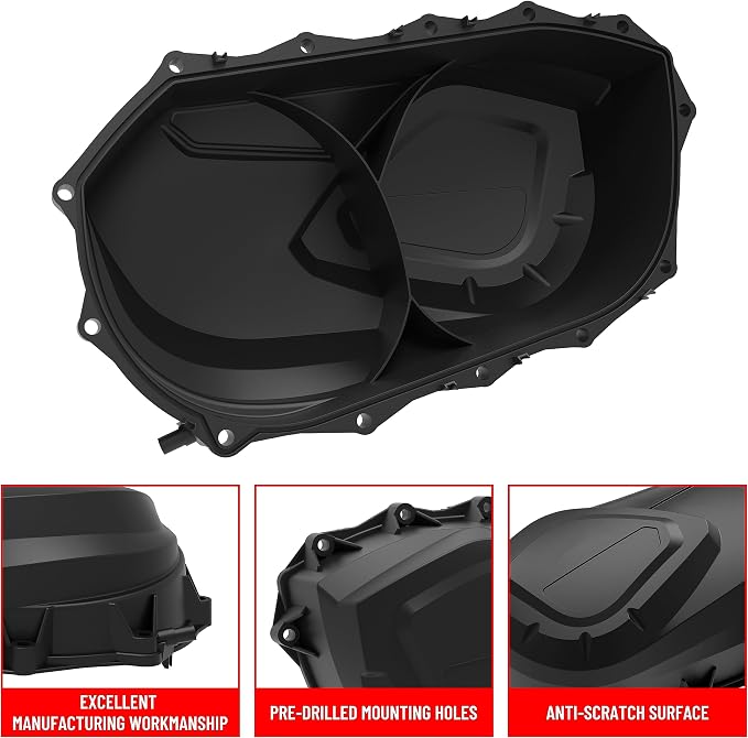SAUTVS Cvt Air Guide Outer Clutch Cover, CVT Variator Clutch Housing Outer Clutch Drive Belt Cover for Can Am Outlander Renegade 500 570 800 850 1000 2007-2024 Accessories (1PCS, Replace #420611397)