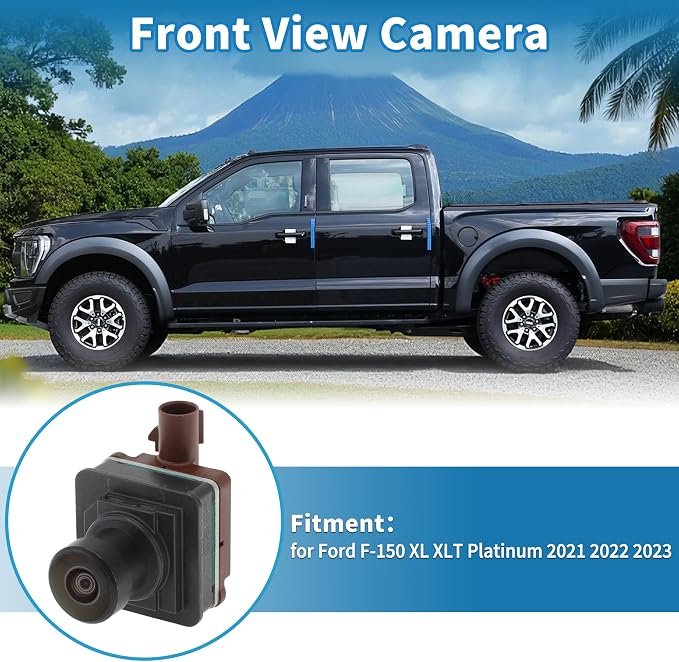 Front View Camera 360 Degree for Ford F-150 XL XLT Platinum 2021 2022 2023 Park Assist Camera Replace No.ML3T-19G490-BC/ML3T-19G490-BB