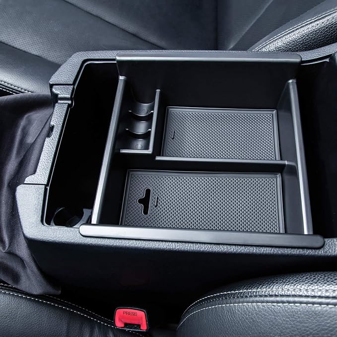 JKCOVER Center Console Organizer Tray and Armrest Cover Compatible with Toyota 4Runner 2010-2020 2021 2022 2023 Toyota 4Runner Accessories