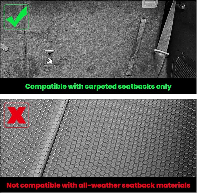 LASFIT Cargo Tray Mat & Backrest Mat for Subaru Forester 2025-2026 (Not Fit Hybrid & Wilderness), All Weather TPE Custom Fit Easy Clean Trunk Mat for Forester 2025 2026 Car Cagro Liners,Black