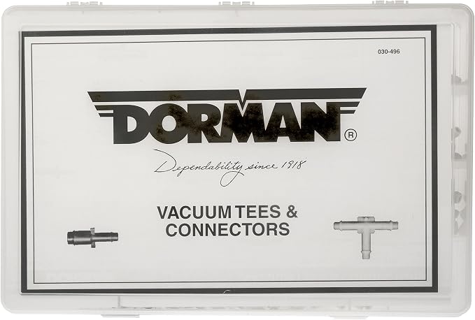 Dorman 030-496 115 Piece 23 SKU Vacuum Tees/Connectors General Maintenance Tech Tray, 115 Piece Universal Fit