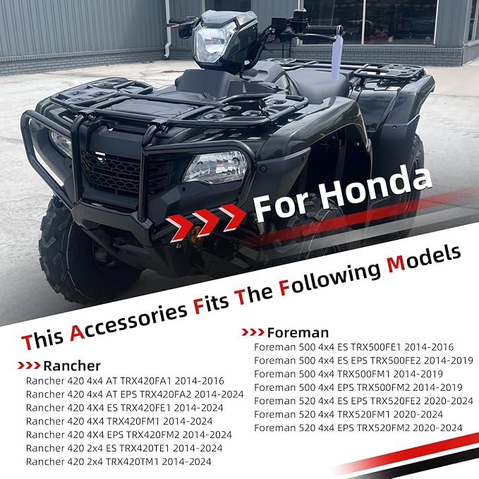 For Honda Rancher 420 500 TRX420 TRX500 FA/FE/FM/TE/TM 2014-2024 Rear Left Axle Tube Housing 52300-HR3-W50 52300-HR3-W50
