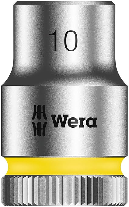 WERA 05003973001 Belt B 4 Zyklop Socket Set, 3/8" Drive, 9 Pieces