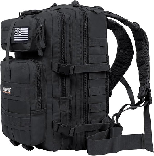 Seibertron Motorbike Backpack Motorcycle Bag Outdoor Sports Riding Package Black 37L