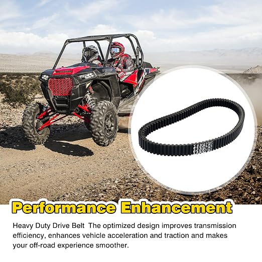3212359 Heavy Duty Drive Belt for Polaris General 1000 Series, RZR 900 1000 RZR Trail S Series and Ranger 500 570 900 1000 Trail S Series, Off Road Belt New
