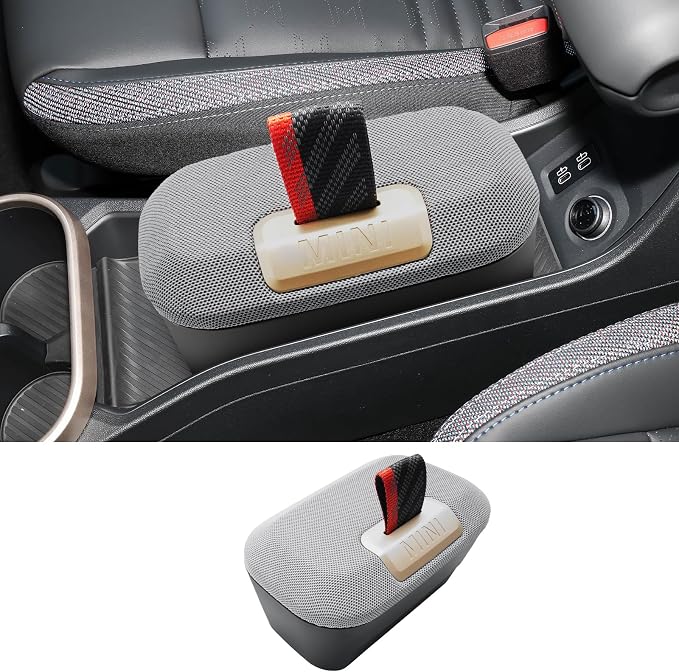 CDEFG for 2026 Mini Cooper Center Console Organizer for 2025 2026 Mini Cooper F65 F66 Accessories Middle Console Tray Armrest Storage Box (Gas Version Only)