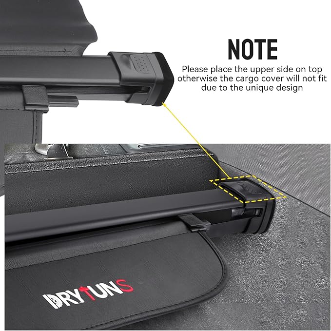 Cargo Cover for Chevy Equinox 2025 2026, Retractable Trunk Cover for GMC Terrain 2025-2026, Trunk Privacy Shade w/Extension, Not for EV Model