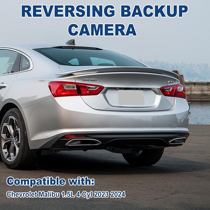 Backup Camera Compatible with Chevrolet Malibu 2023 2024 1.5L 4Cyl Replace 84543080 Rear View Camera Parking Assist System