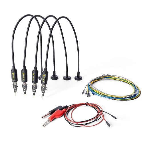 4xSP10 Digital Probes with Test Wires | Helping Hands | Third Hand Tool | Level-up Your Electronics Workbench | Upgrade Your PCBite Kit