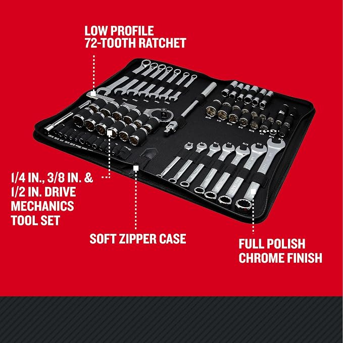 CRAFTSMAN Mobile Mechanics Tool Set, 66 Piece (CMMT12120)