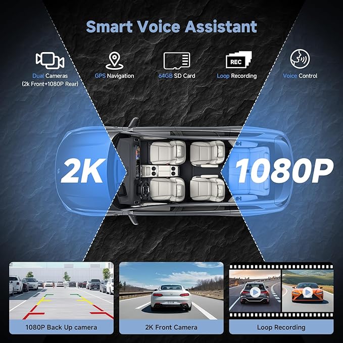 Haudio Portable Car Stereo,HD Touchscreen for All Vehicles,with Apple CarPlay & Android Auto with Backup Camera/Mirror Link/Voice Control/Bluetooth/GPS/AUX/FM Satellite Radio (10.26 inch)