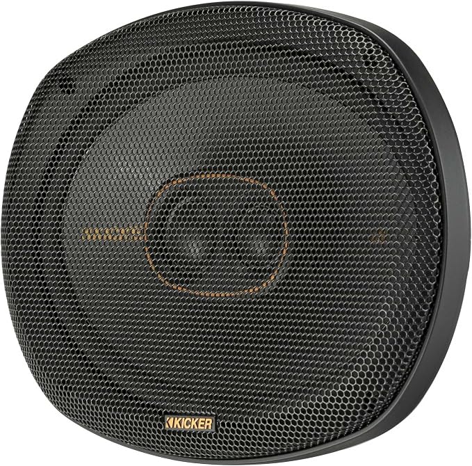 KICKER 51KSC69304 KS-Series 6x9 3-Way Speakers with 1" and .75" tweeters, 4-Ohm, Pair