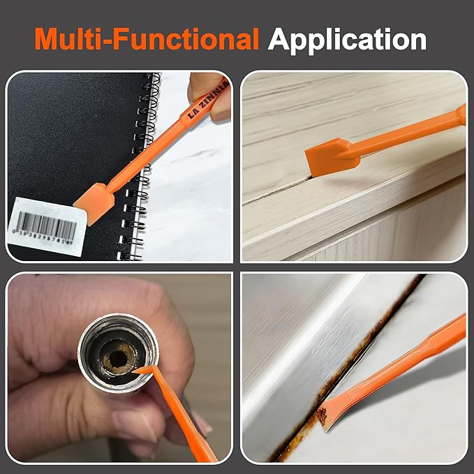 20PCS Delicate Pickup Tool Set, Non-Marring Scraper & Pry bar Kit, Multifunction Double-ended Mini Pick and HookTools, for various jobs detail clean, separating small parts, remove trim clips…
