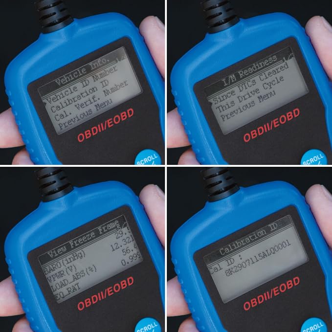 Performance Tool W2976 Universal Multilingual CAN OBDII Scanner Tool (for Check Engine Light, Diagnostics & Emission Readiness Status)
