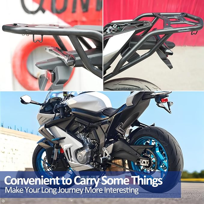 Motorcycle Luggage Rack Rear Storage Tour Pack Mount Compatible with CFMOTO 675SR 675SS 675NK 675SR-R