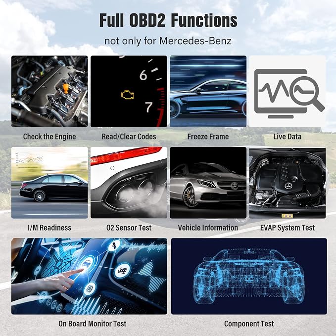Launch Code Reader, All Systems Bi-Directional Professional Automotive Diagnostic Scan Tool
