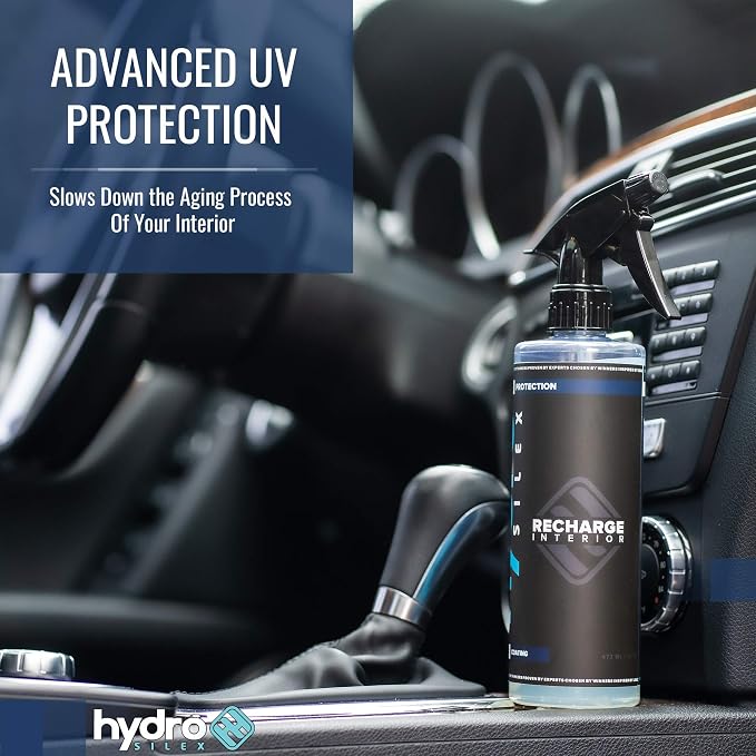 Recharge Interior Ceramic Coating (16oz) | All-Purpose Interior Cleaner & Protectant | Quick Detailer for Plastic, Vinyl & Leather | UV Protection for Cars, Trucks & SUVs