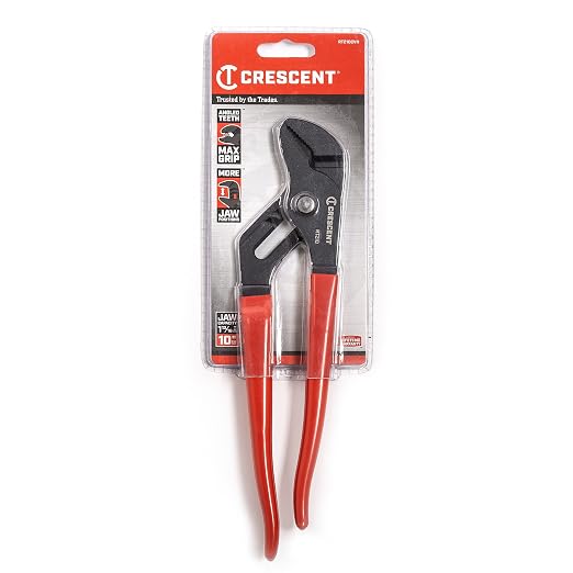Crescent 3-Plier Bundle - 6" Diagonal Cutting Solid Joint Cushion Grip Plier - 6" Long Chain Nose Solid Joint Side Cutting Pliers - Tongue and Groove, Straight Jaw Pliers - Premium Wire Cutter